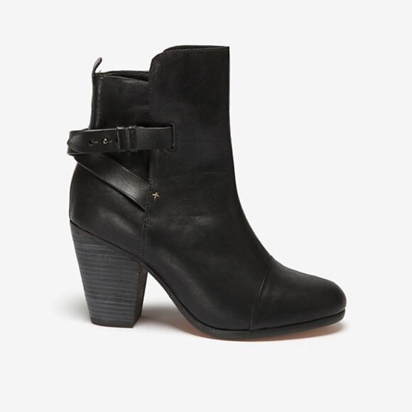 Rag & Bone Black Kinsey Leather Boot - Picture 1 of 7